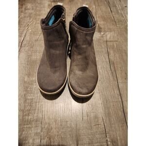 Zees Womens Boot Grey 8M